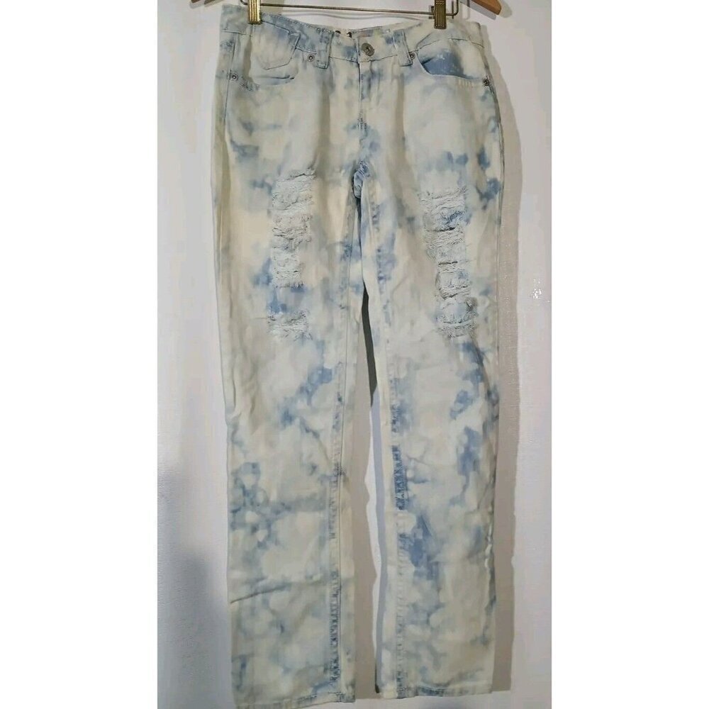 Mudd Flex Stretch Hi Rise 29x31 Destroyed Jeans Ladies size 5